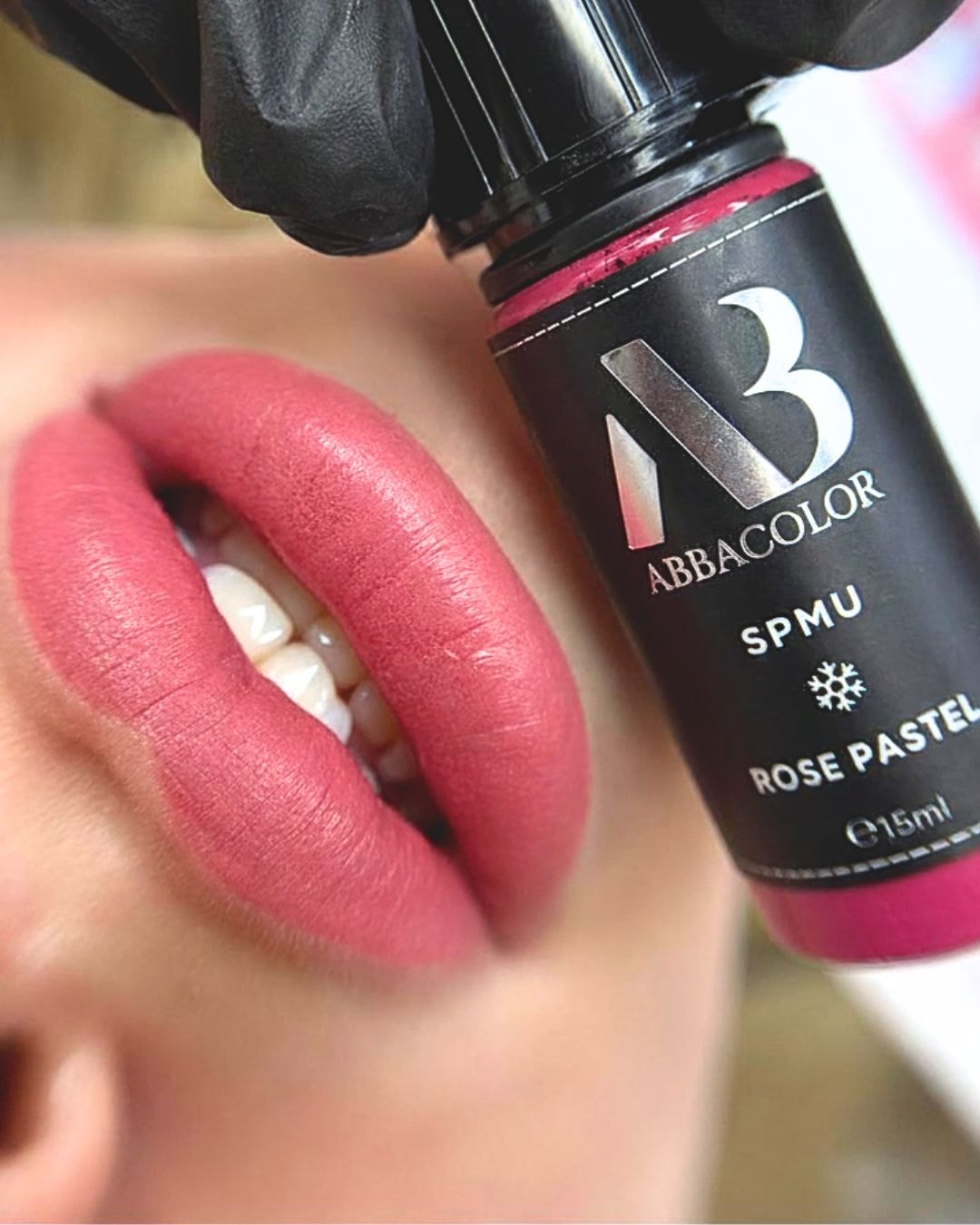 Labios con Pigmento Abbacolor Rose Pastel